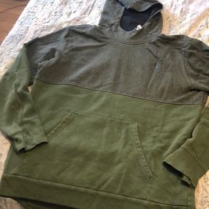 Adidas hoodie sweatshirt large green